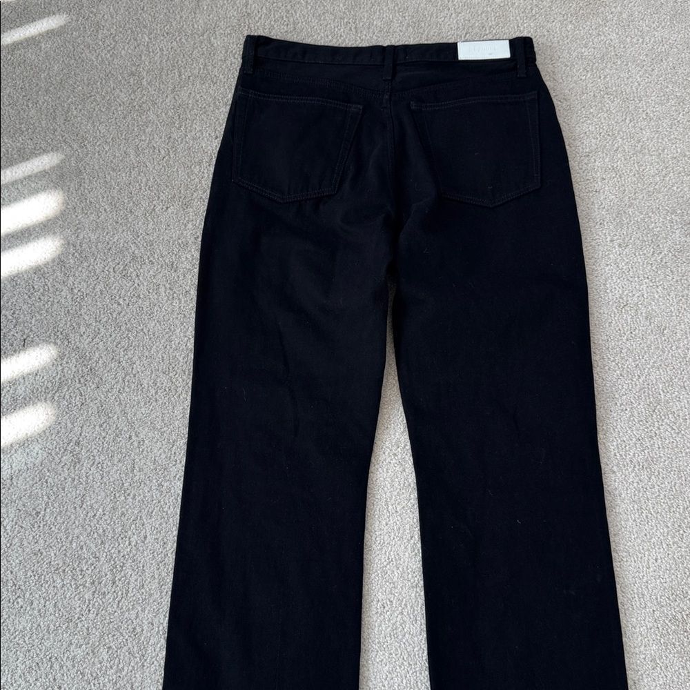 Re/Done 90's High-Rise Loose Baggy Straight-Leg Jeans 32" Black Sz29 - Picture 11 of 12